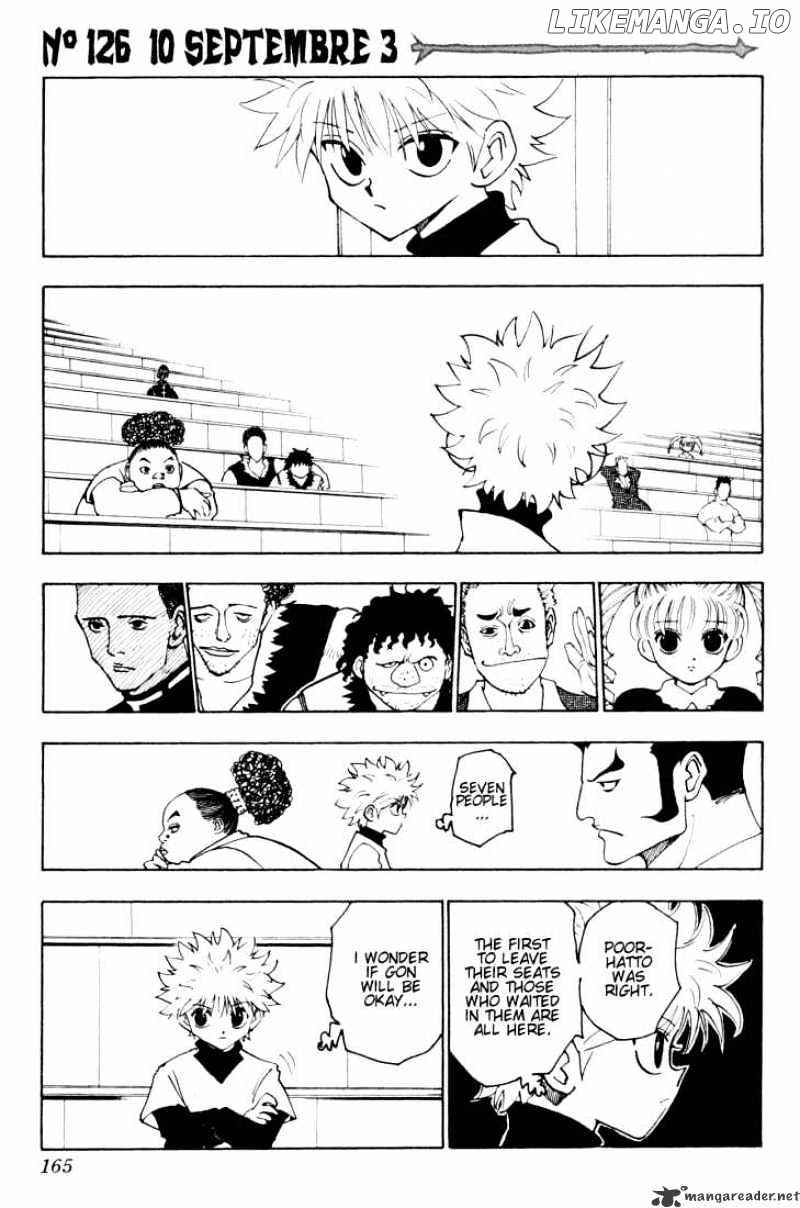 Hunter x Hunter, Chapter 126 image 01